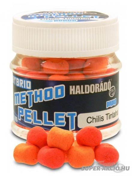 Haldorádó Hybrid Method Horgász Pellet 8mm 20gr Csilis Tintahalas 2