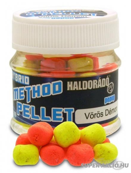 Haldorádó Hybrid Method Horgász Pellet 8mm 20gr Vörös Démon 2