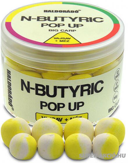 Haldorádó N Butyric Big Carp Pop Up Lebegő Bojli Vajsav Mézes 13-17mm 50g 2
