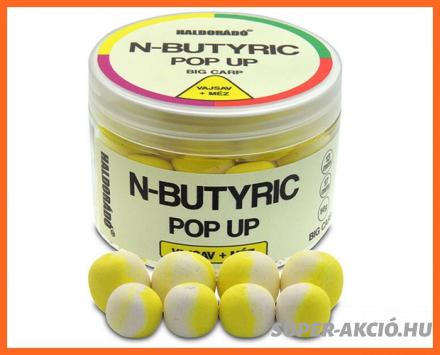 Haldorádó N Butyric Big Carp Pop Up Lebegő Bojli Vajsav Mézes 13-17mm 50g