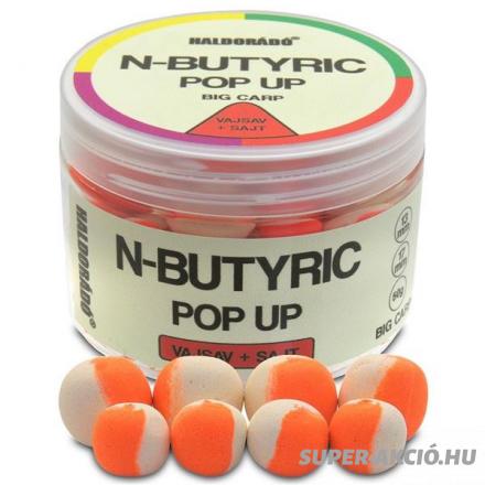 Haldorádó N Butyric Big Carp Pop Up Lebegő Bojli Vajsav Sajtos 13-17mm 50g 2