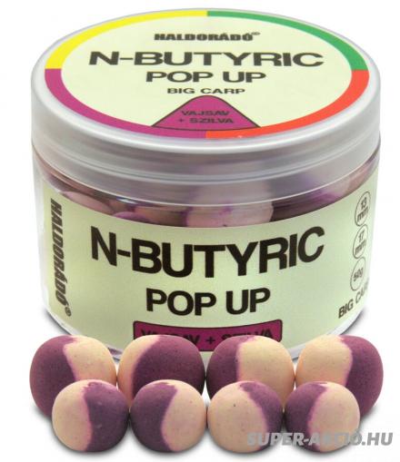 Haldorádó N Butyric Big Carp Pop Up Lebegő Bojli Vajsav Szilva 13-17mm 50g 2