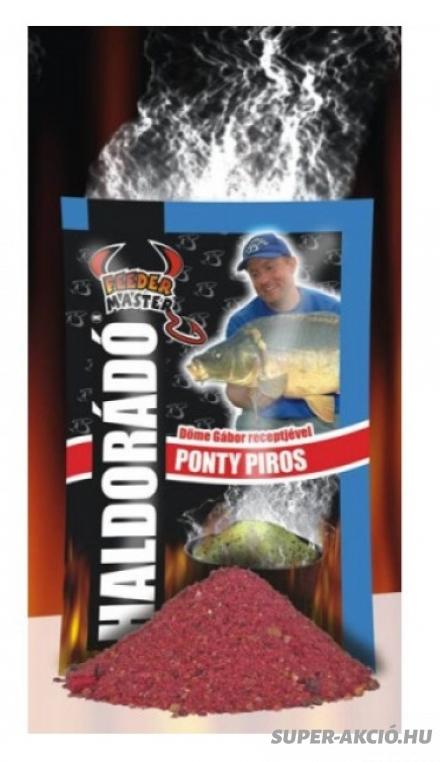 Haldorádó Piros Pontyozó Horgász Etetőanyag 1kg 2