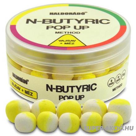 Haldorádó N Butyric Pop Up Method Lebegő Bojli Vajsav Mézes 9-11mm 2