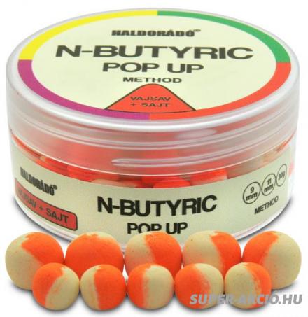 Haldorádó N Butyric Pop Up Method Lebegő Bojli Vajsav Sajtos 9-11mm 2