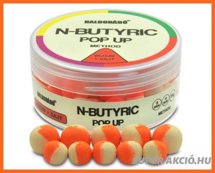 Haldorádó N Butyric Pop Up Method Lebegő Bojli Vajsav Sajtos 9-11mm