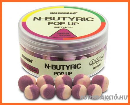 Haldorádó N Butyric Pop Up Method Lebegő Bojli Vajsav Szilva 9-11mm