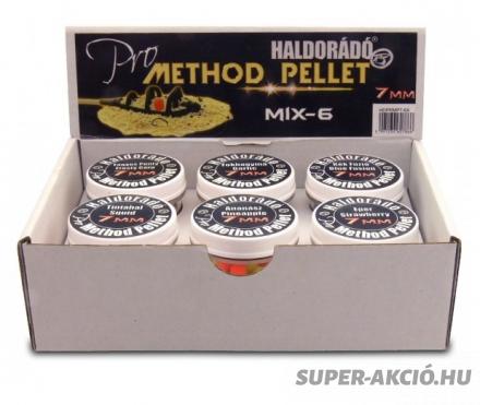 Haldorádó Pro Method Horgász Pelletek 7mm 6 Íz Egy Dobozban 2