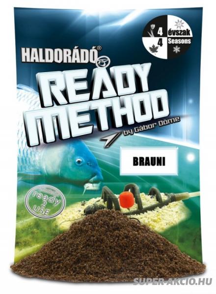 Haldorádó Ready Method 800gr Brauni Kész Horgász Etetőanyag 2