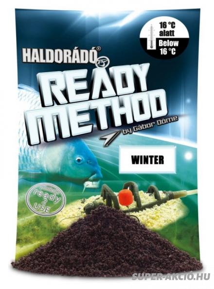 Haldorádó Ready Method 800gr Winter Kész Horgász Etetőanyag 2