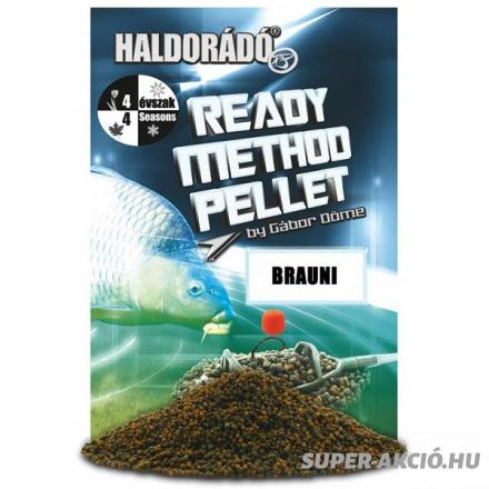 Haldorádó Ready Method Horgász Pellet 2mm 400gr Brauni 2