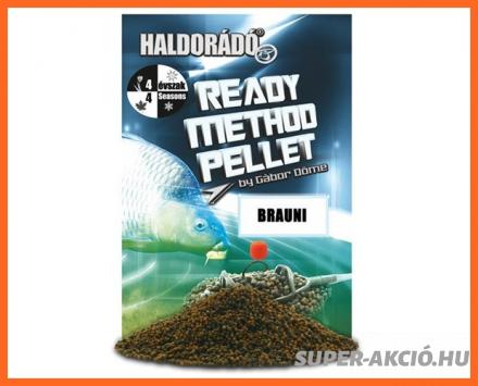Haldorádó Ready Method Horgász Pellet 2mm 400gr Brauni