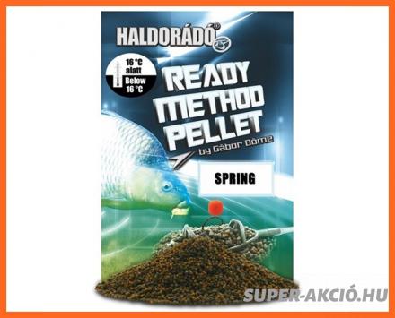 Haldorádó Ready Method Horgász Pellet 2mm 400gr Spring