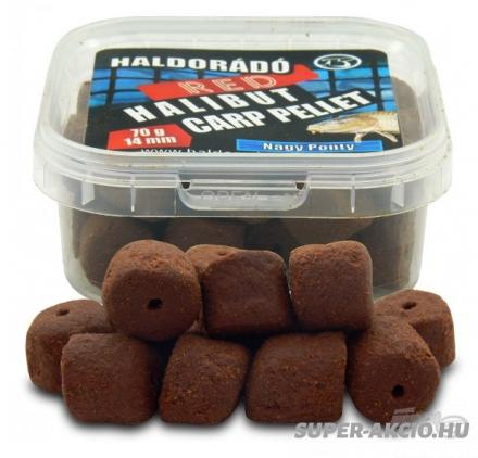Haldorádó Red Halibut Horgász Pellet 14mm 70gr Nagy Pontyos 2