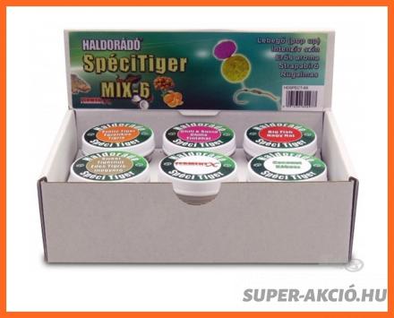 Haldorádó Spéci Tiger Gumikukorica Mix 6 Íz Egy Dobozban
