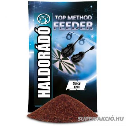 Haldorádó Top Method Feeder 800gr Spicy Krill Horgász Etetőanyag 2