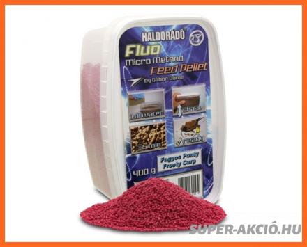 Haldorádó Fluo Mikro Horgász Pelletek 400gr 2mm Fagyos Pontyos
