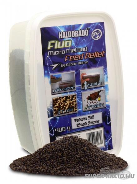 Haldorádó Fluo Mikro Horgász Pelletek 400gr 2mm Fekete Erő 2