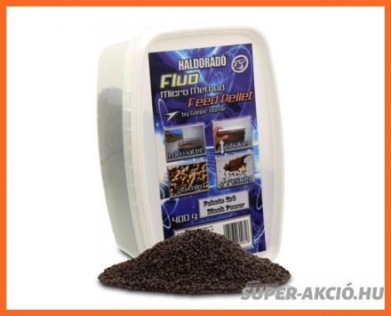 Haldorádó Fluo Mikro Horgász Pelletek 400gr 2mm Fekete Erő