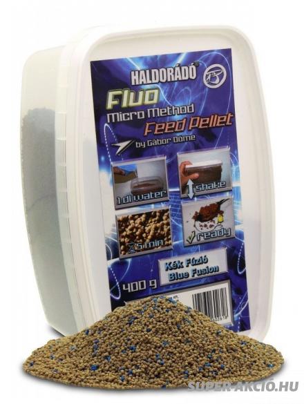 Haldorádó Fluo Mikro Horgász Pelletek 400gr 2mm Kék Fúzió 2