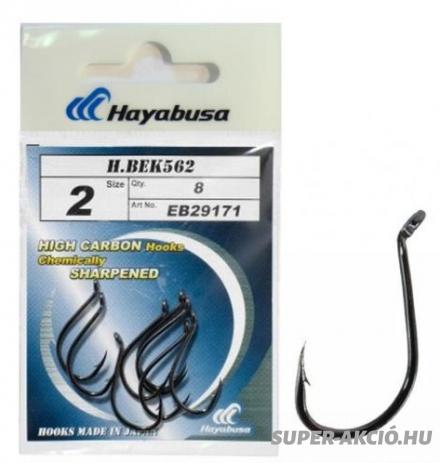 Hayabusa BEK562 BN 5/0-s 4db Rablóhalas Horgász Horgok 2