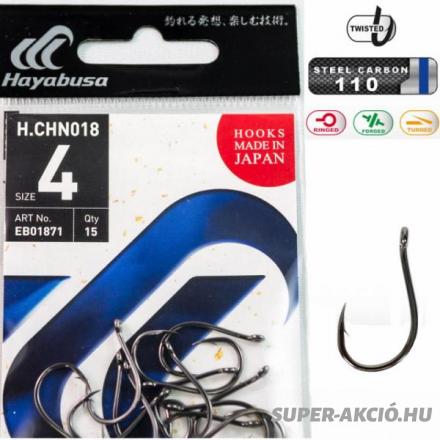 Hayabusa CHN 018 BN Feeder Horgász Horgok 8-as 15db 2