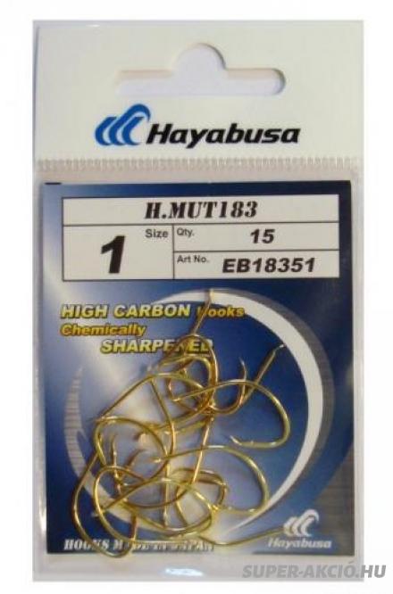 Hayabusa MUT183 BN 4-es 15db Horgász Horgok 2