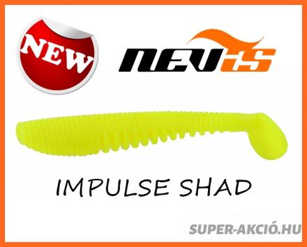Nevis Impulse Shad Horgász Műcsali 6,3cm 6db Sárga