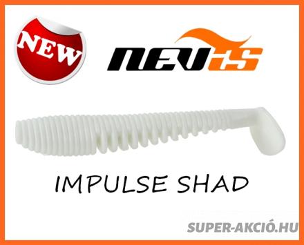 Nevis Impulse Shad Horgász Műcsali 6,3cm 6db Fehér