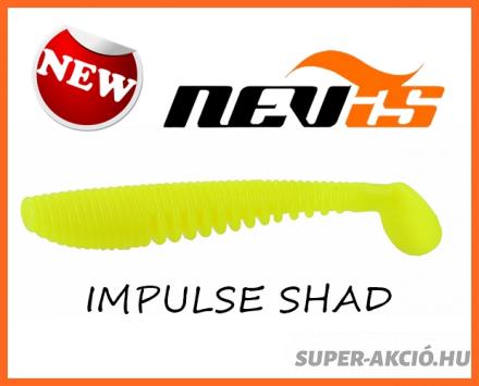 Nevis Impulse Shad Horgász Műcsali 7,5cm 5db Sárga