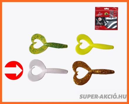 Frenetic Dupla Farkú Twister Műcsali 7cm 5db Fehér
