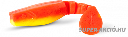 Lukácsi & Kovács Warrior Shad Műcsali 7,5cm 4db Piros Sárga 2