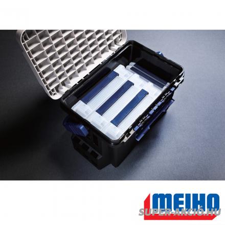 Meiho BM 9000 Profi Japán Verseny Horgász Láda Fekete Fehér 2