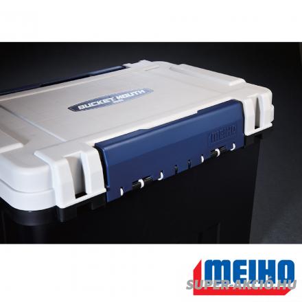 Meiho BM 9000 Profi Japán Verseny Horgász Láda Fekete Fehér 3