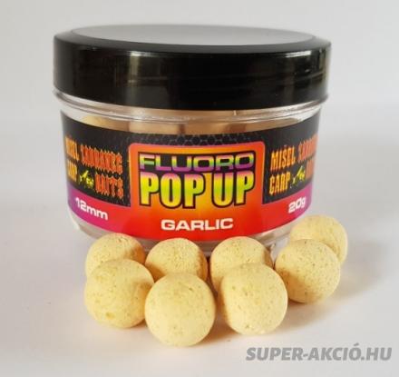 Misel Zadravec Fluoro Pop Up 12mm 20gr Fokhagymás Horgász Bojli 2