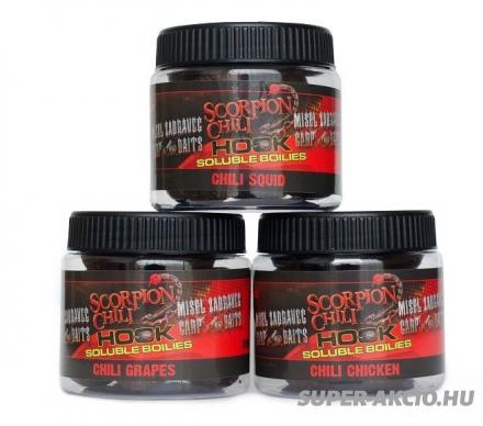 Misel Zadravec Scorpion Chili Oldódó Horgász Bojlik 24mm Szőlős 2
