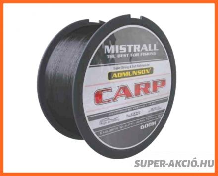 Mistrall Admunson Black Monofil Horgász Zsinór 600m 0.40mm 20.50Kg
