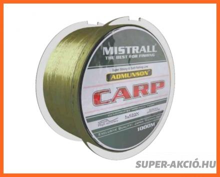 Mistrall Admunson Carp Monofil Horgász Zsinór 1000m 0.40mm 20.50Kg