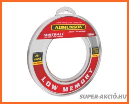 Mistrall Admunson Low Memory Horgász Zsinór 150m 0.20mm 5.90Kg