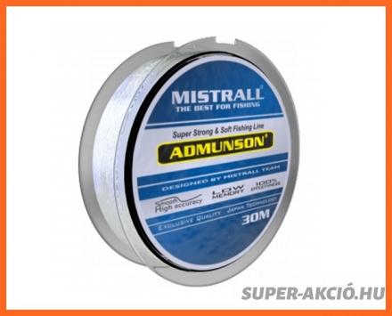Mistrall Admunson Monofil Horgász Előkezsinór 30m 0.10mm 1.70Kg