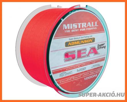 Mistrall Admunson Sea Red Horgász Zsinór 1000m 0.30mm 12.80Kg