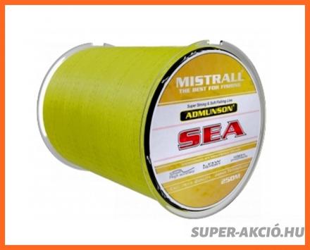Mistrall Admunson Sea Yellow Horgász Zsinór 250m 0.45mm 23.10Kg