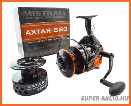 Mistrall Axtar 5+1 Csapágyas Profi Olcsó Harcsázó Orsó 8000-es