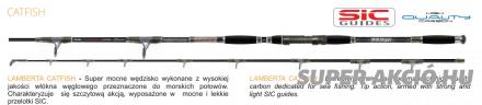 Mistrall Lamberta Catfish Brutális Erős Harcsázó Bot 285cm 500g 2