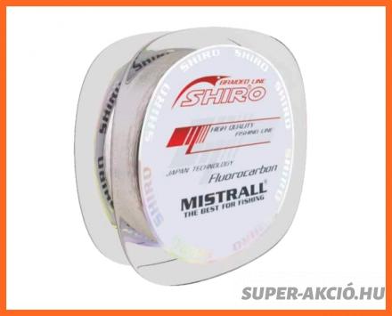 Mistrall Shiro Fluorocarbon Horgász Zsinór 150m 0.16mm 3.70Kg