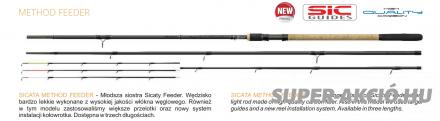 Mistrall Sicata Olcsó Light Method Feeder Horgászbot 360cm 60g 1