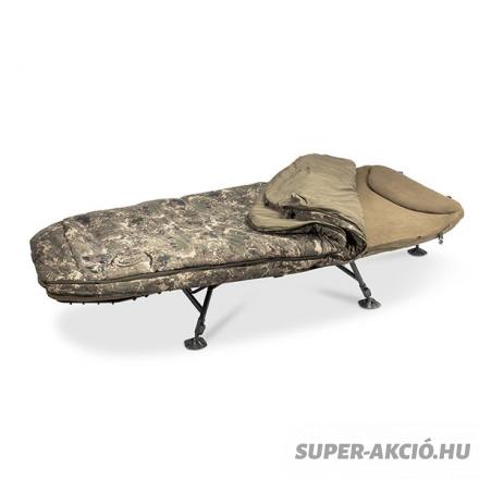 Nash Indulgence MF60 Horgász Ágy 191x75x25cm + 5 Évszakos Teljes Alvó Redszer 2