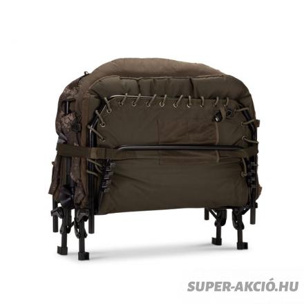 Nash Indulgence MF60 Horgász Ágy 200x77x43cm + 4 Évszakos Teljes Alvó Redszer 2