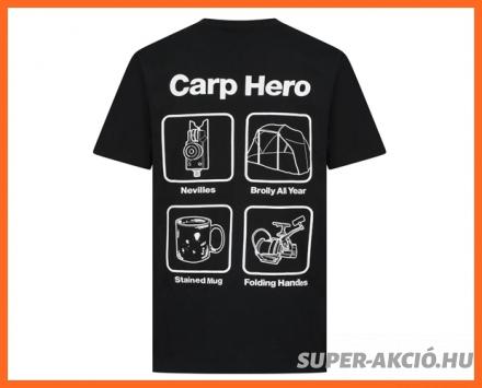 Navitas Carp Hero Tee Póló Horgász Ruházat S-es