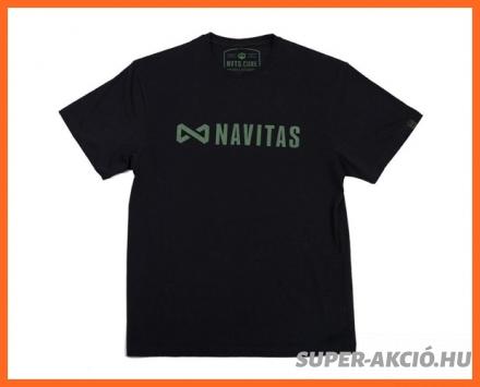 Navitas Core Tee Black Fekete Horgász Póló Xxxl